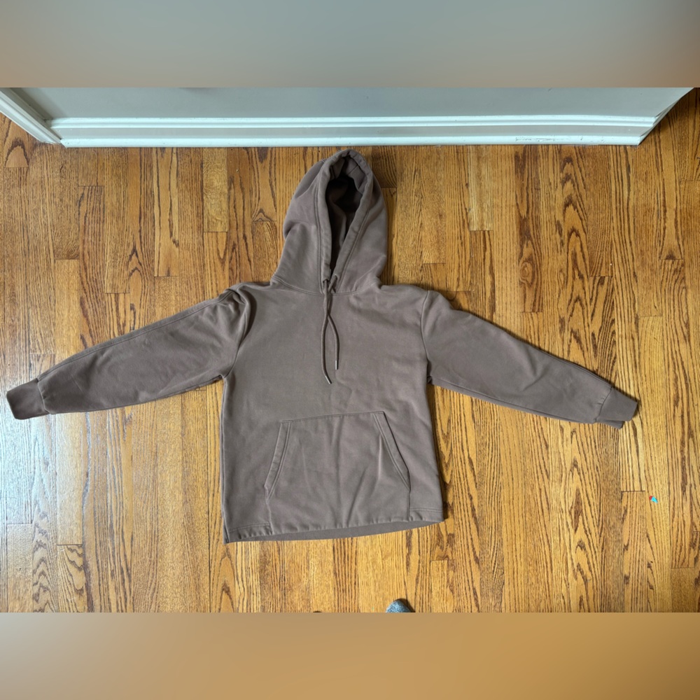 Athleta Brown Hoodie with Drawstring
